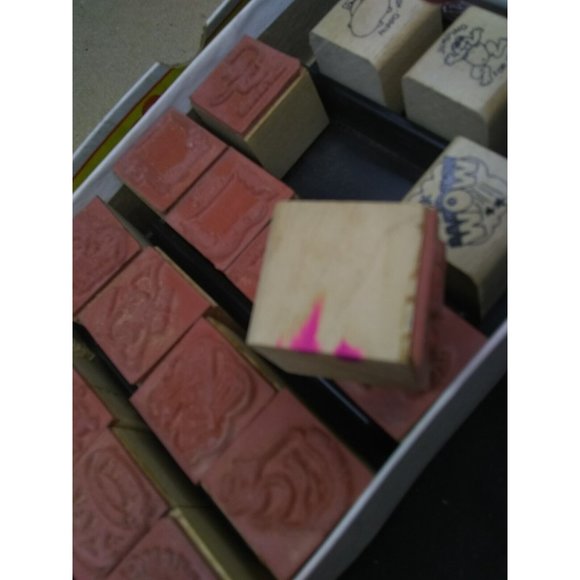 VTG 1982 Inklings Highlights for Children Rubber Stamp Kit READ - Picture 6 of 12